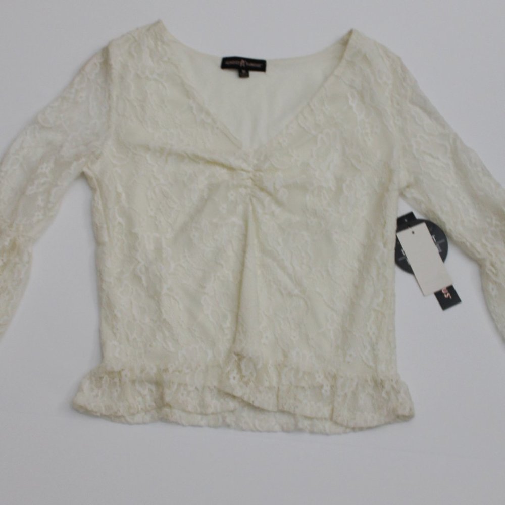 White Lacy Blouse